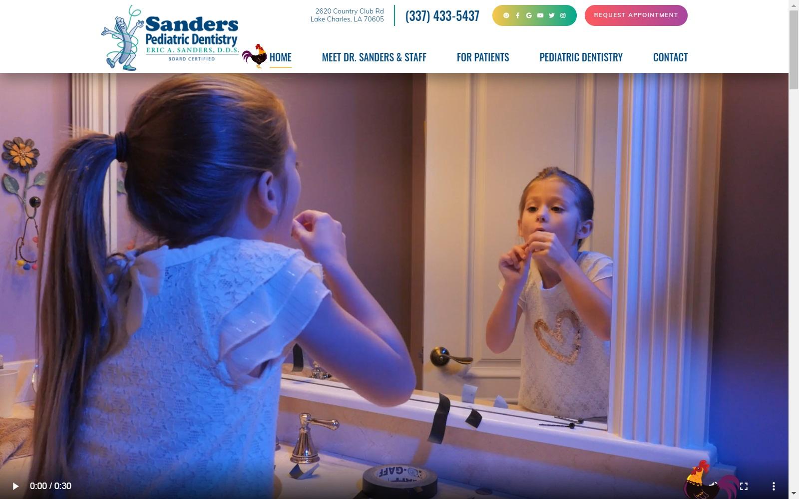 Dr. Eric A. Sanders DDS screenshot