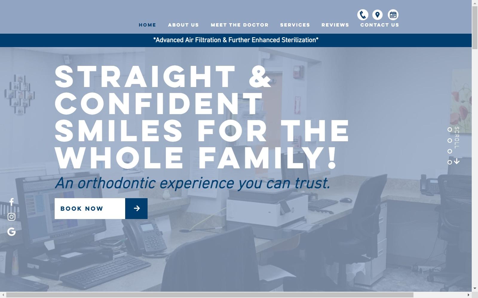 Central Orthodontic Associates screenshot
