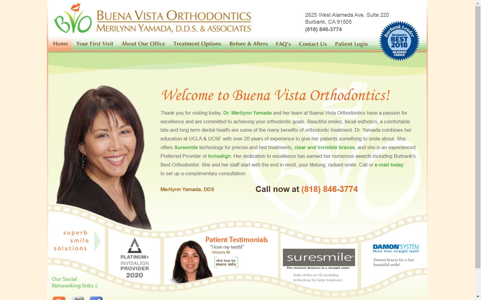 Buena Vista Orthodontics screenshot