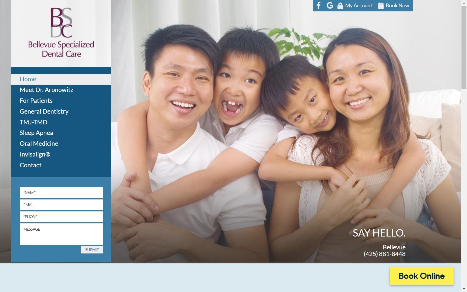 Bellevue Specialized Dental Care screenshot