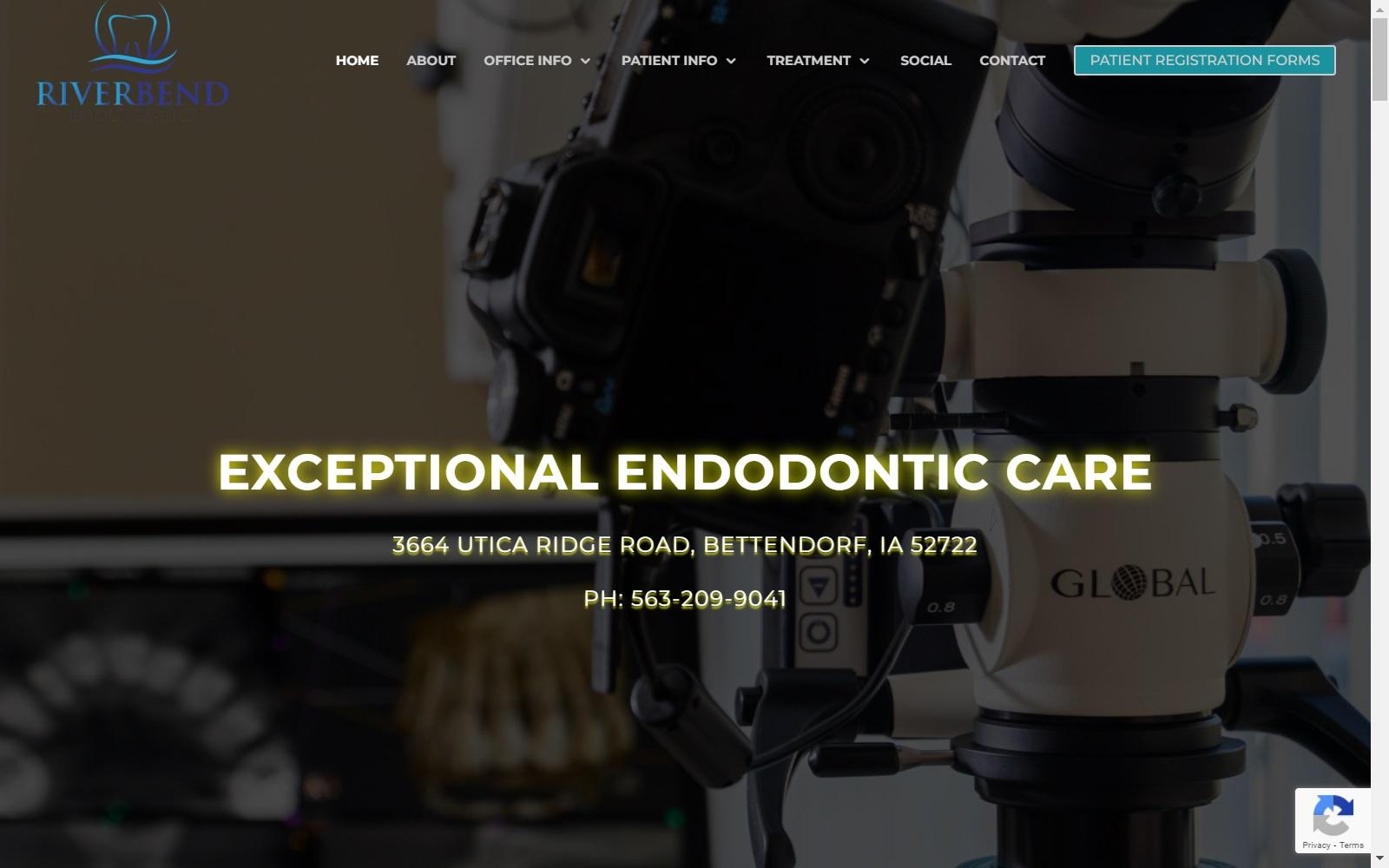 Riverbend Endodontics screenshot