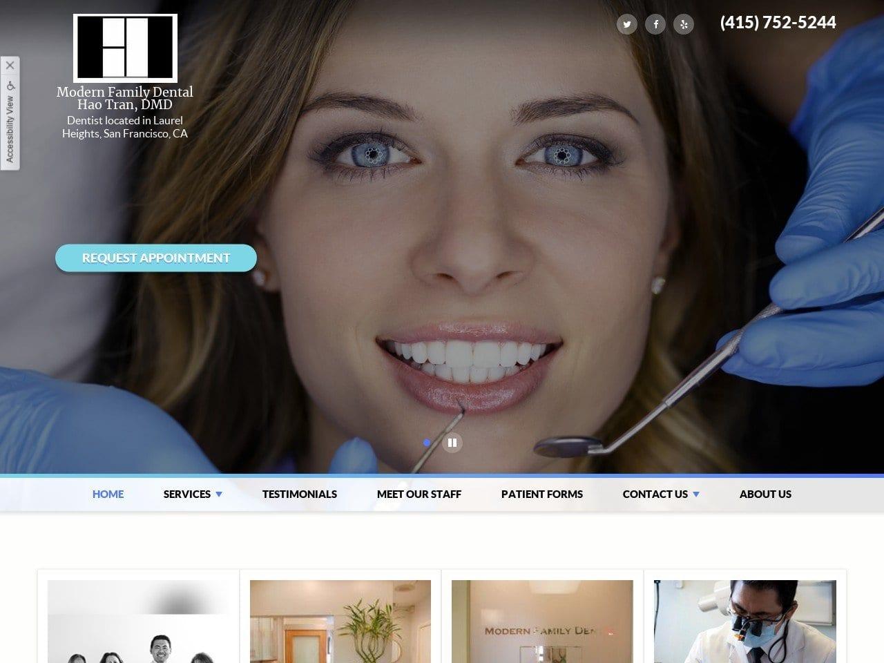 Modern Family Dental screenshot