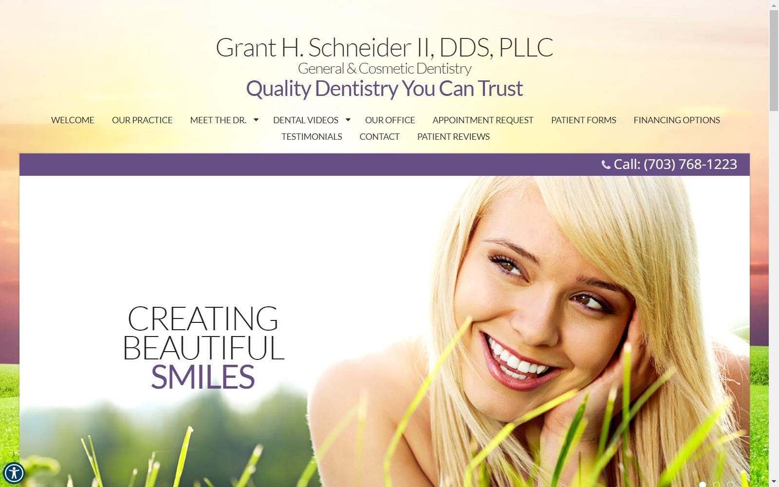 Grant H Schneider II DDS PLLC screenshot