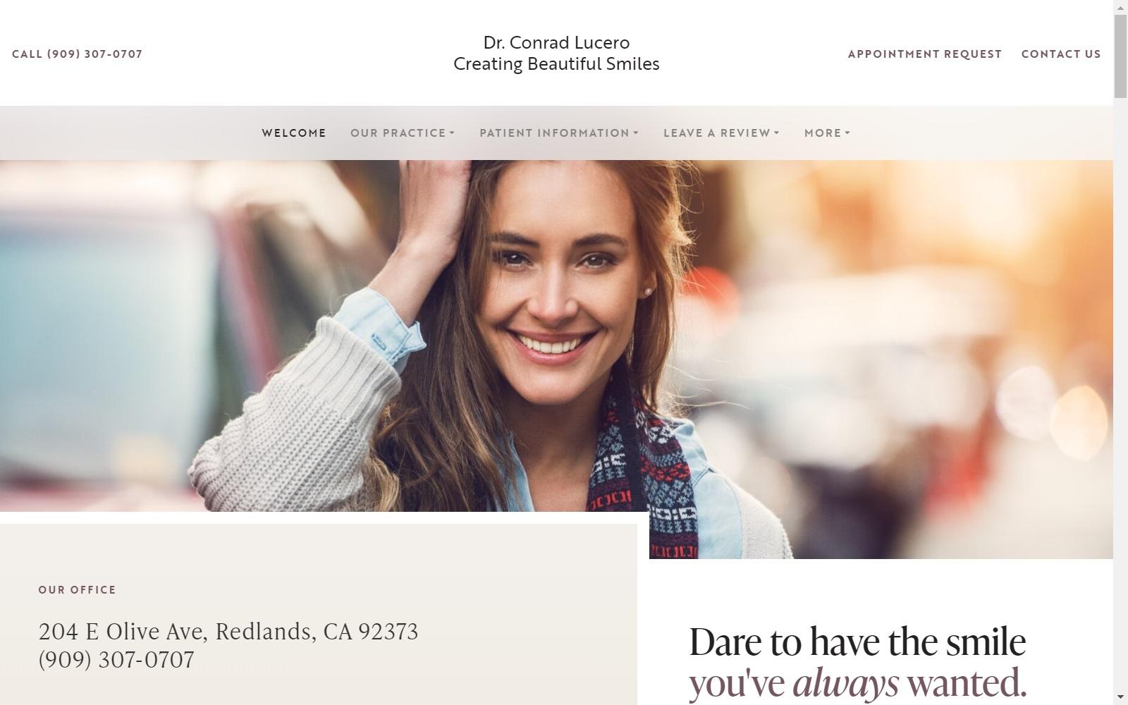 Lucero Conrad P DDS screenshot