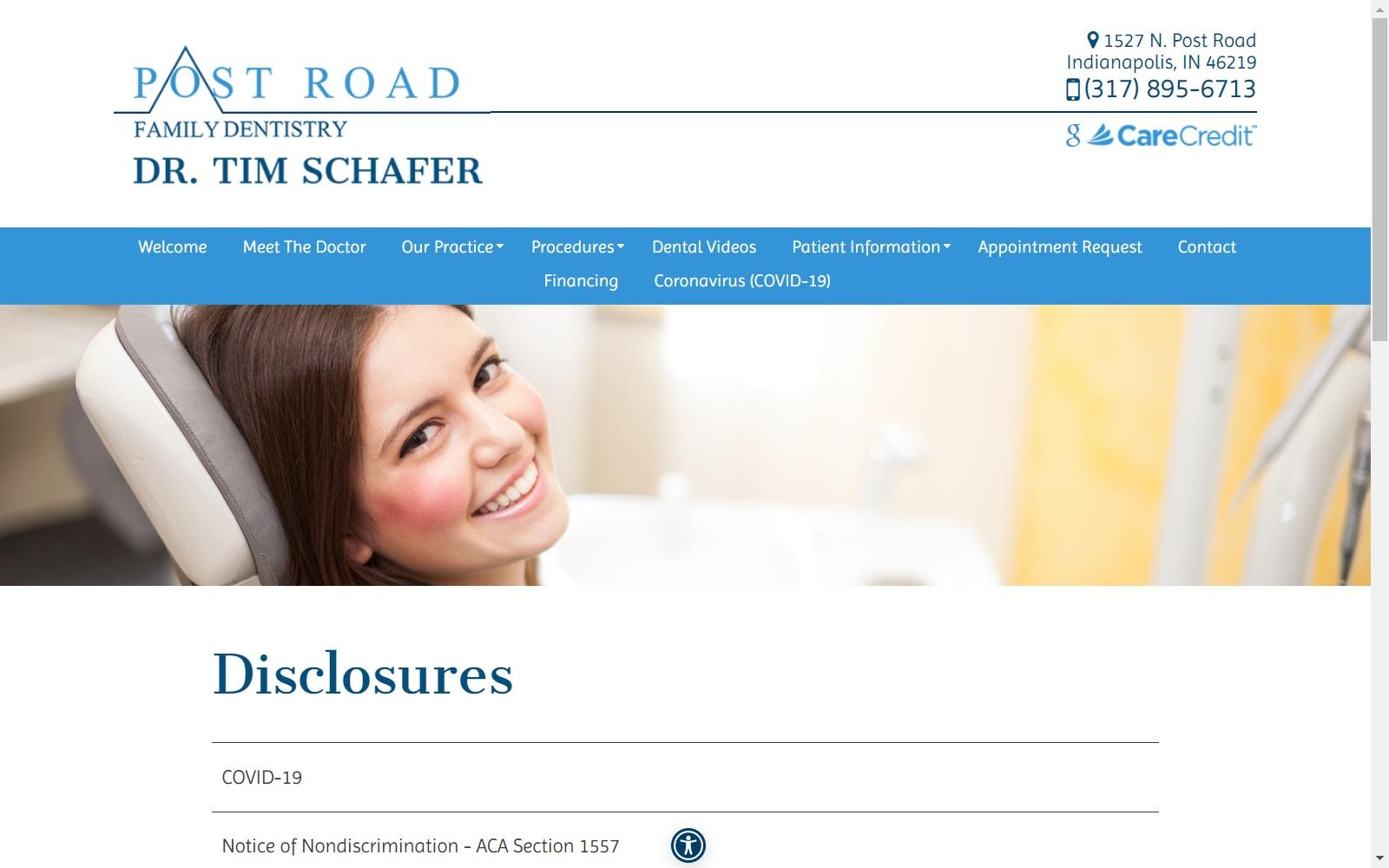 Schafer Tim DDS screenshot