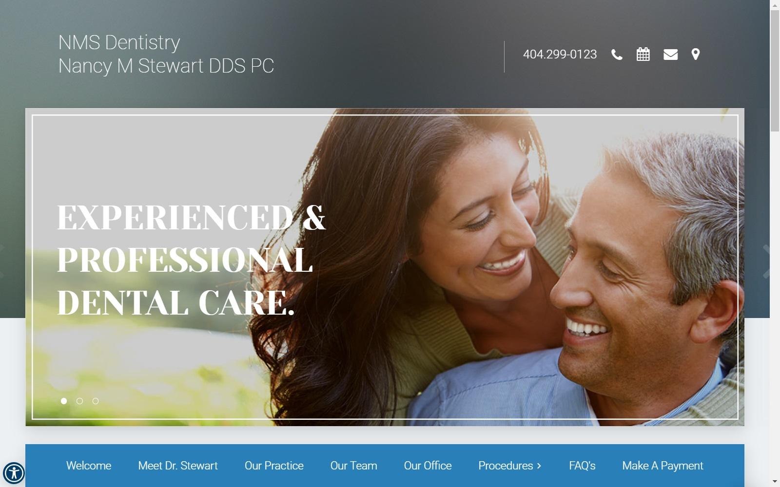 NMS Dentistry Nancy M Stewart DDS screenshot