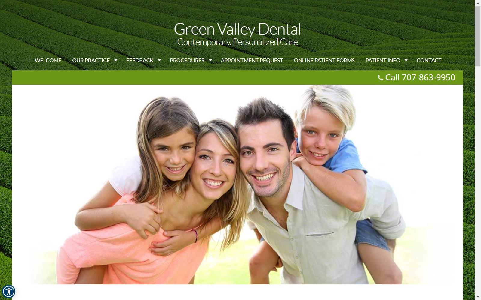 Green Valley Dental screenshot