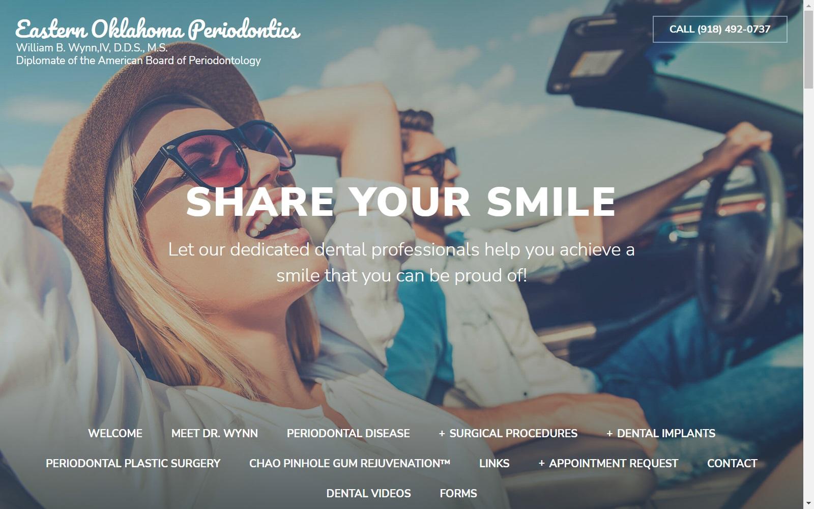 Eastern Oklahoma Periodontics screenshot
