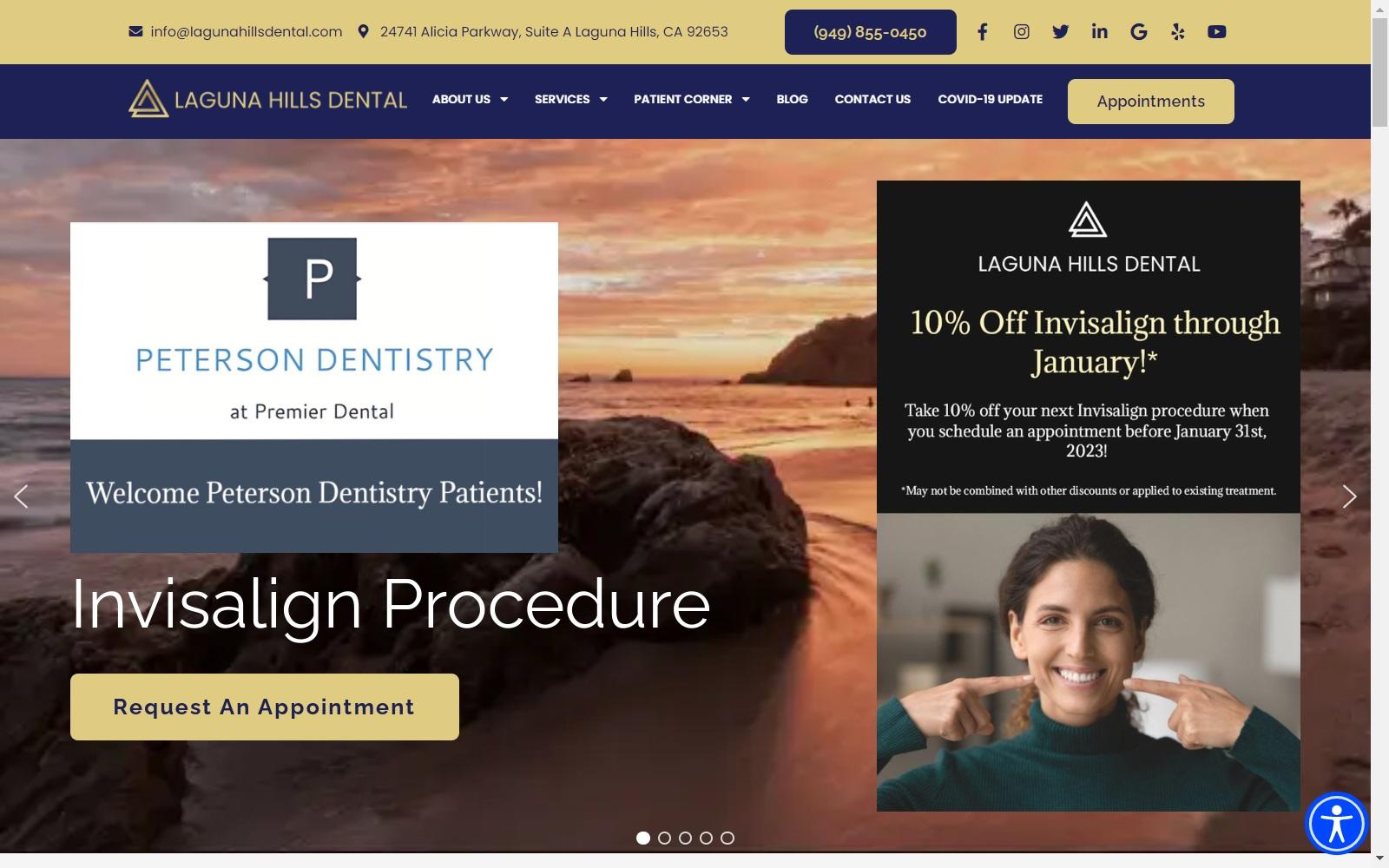 Laguna Hills Dental screenshot