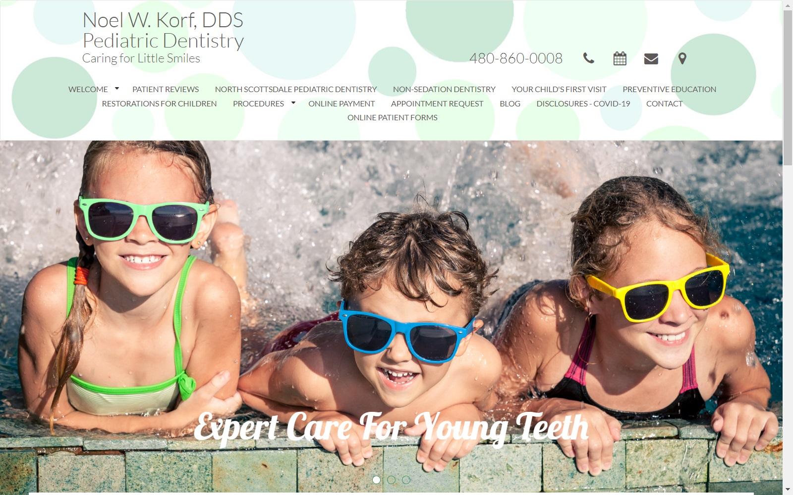 Noel W. Korf, DDS screenshot