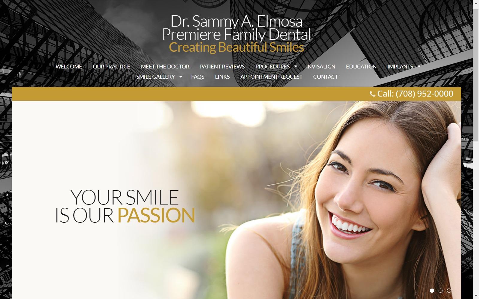Premiere Family Dental screenshot