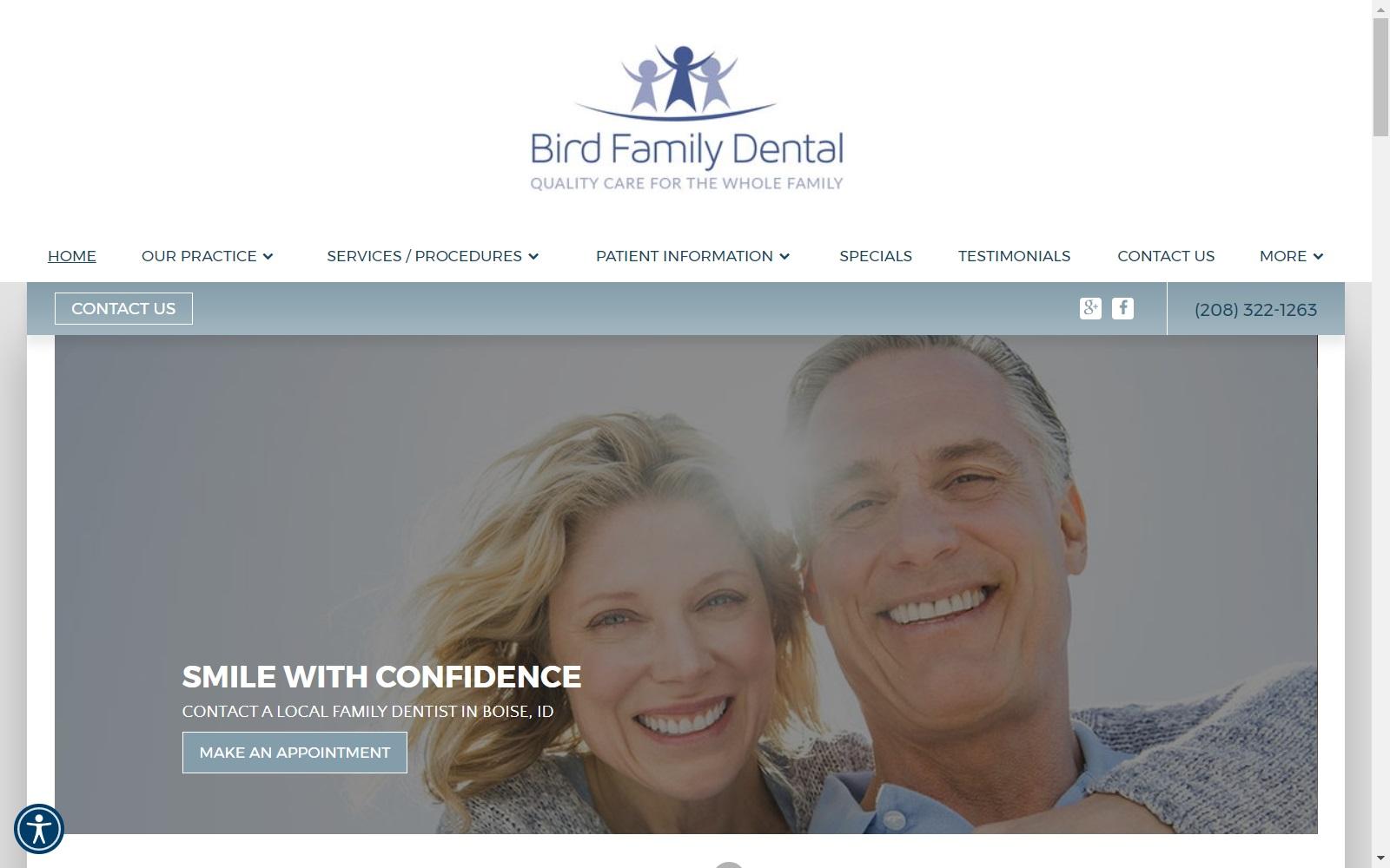 Bird Family Dental screenshot