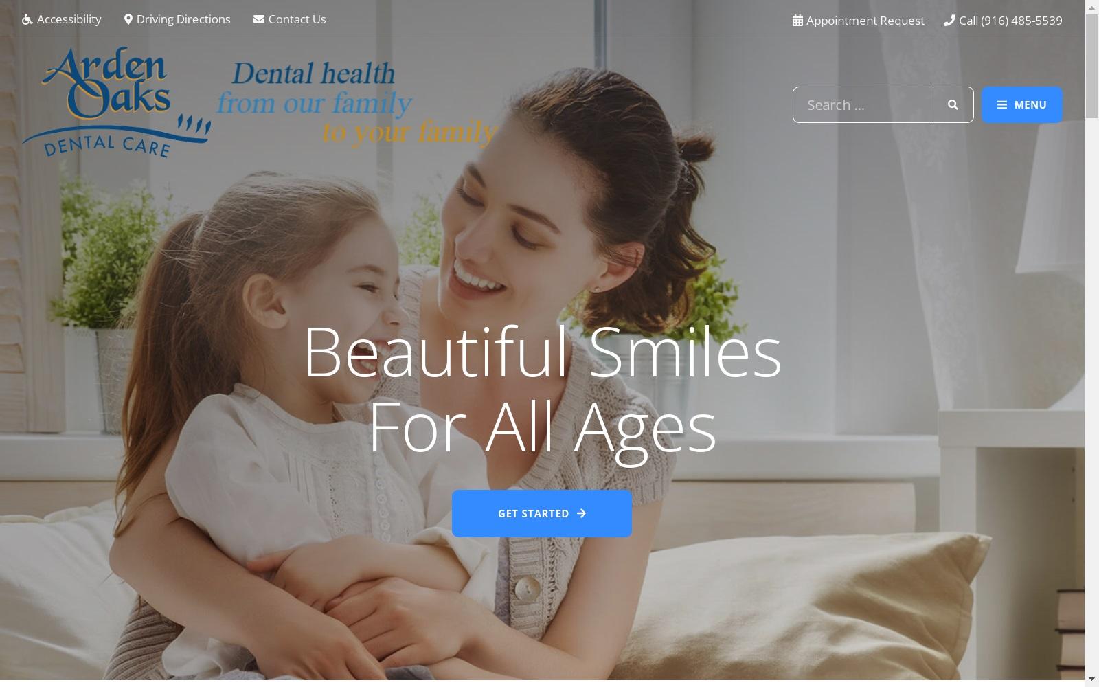 Arden Oaks Dental Care screenshot