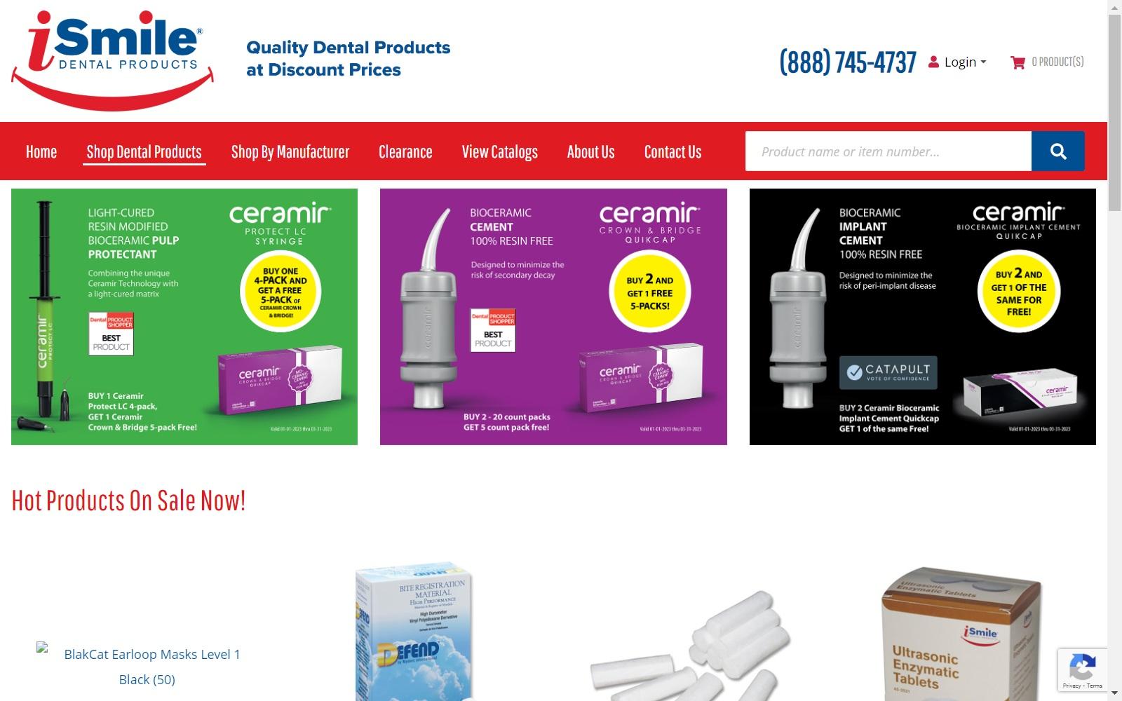 iSmile Dental Products screenshot