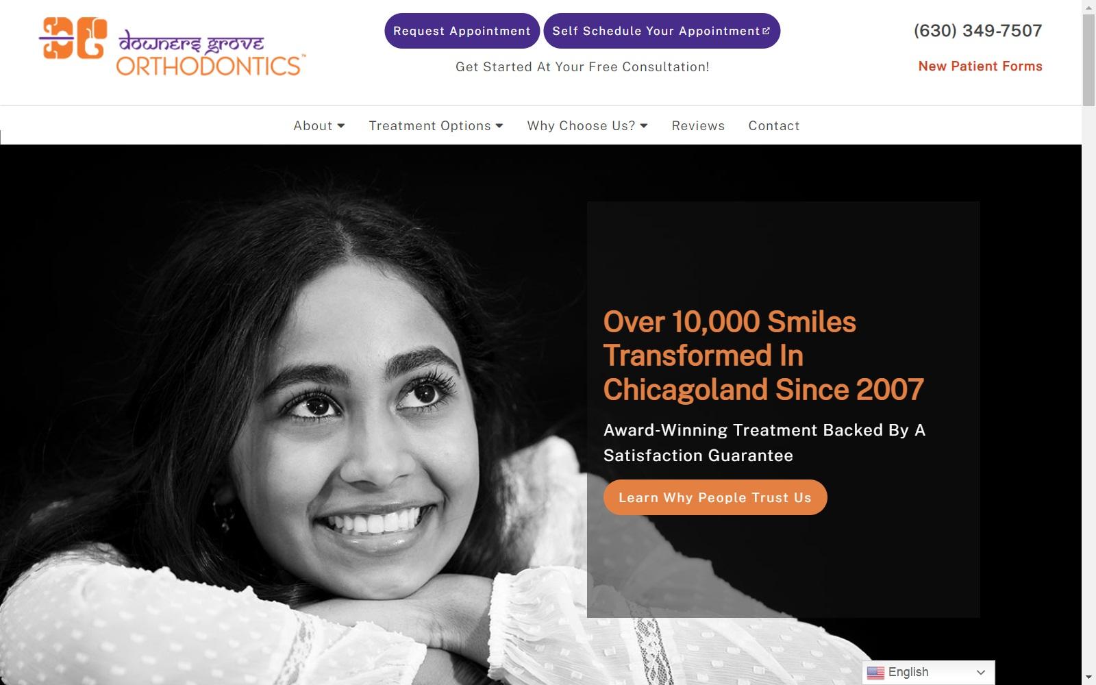 Downers Grove Orthodontics screenshot