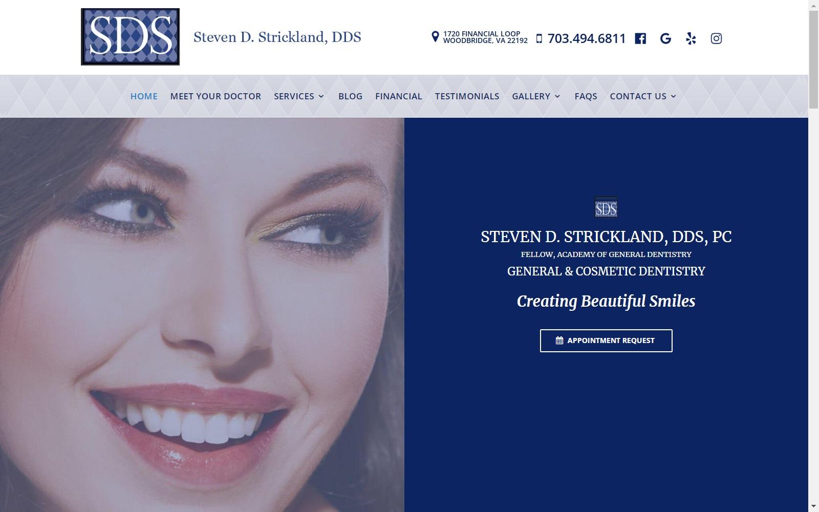 Steven D. Strickland DDS PC screenshot