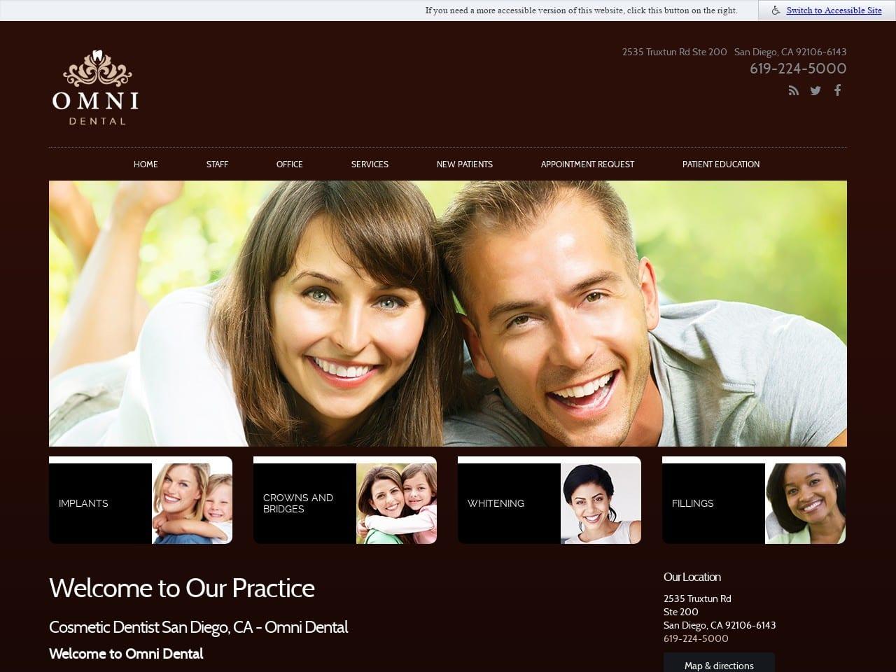 Omni Dental Associates screenshot