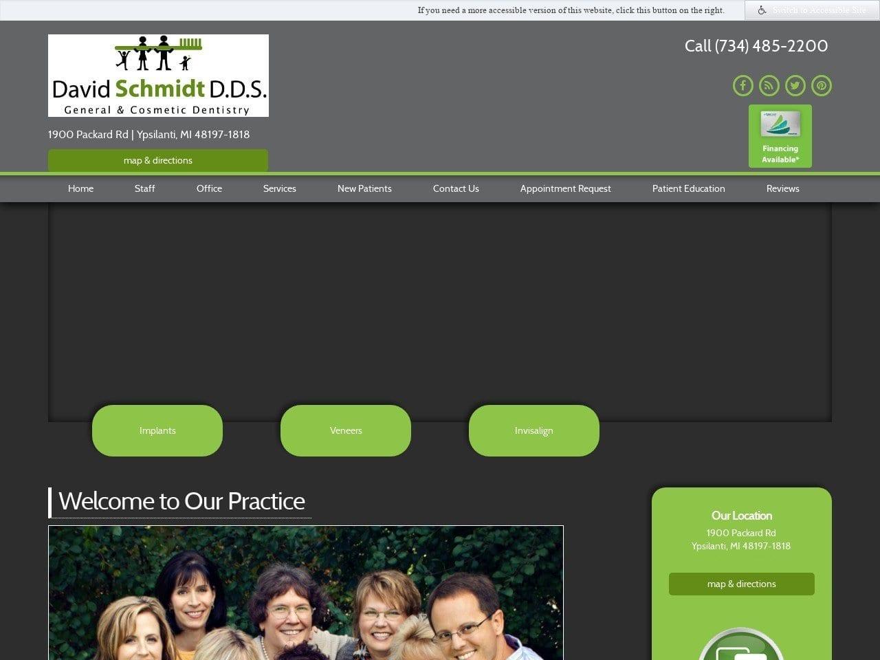 Dr. David C. Schmidt DDS screenshot