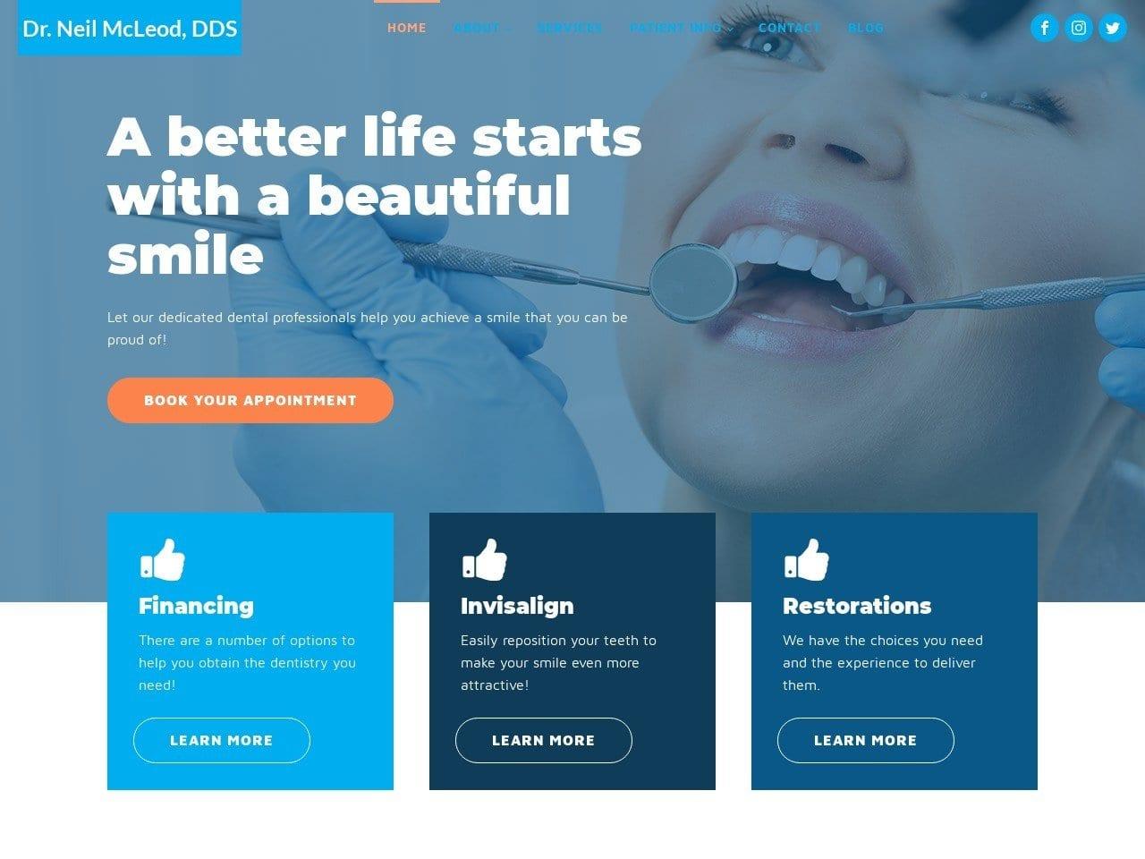 Dr. Neil McLeod DDS screenshot