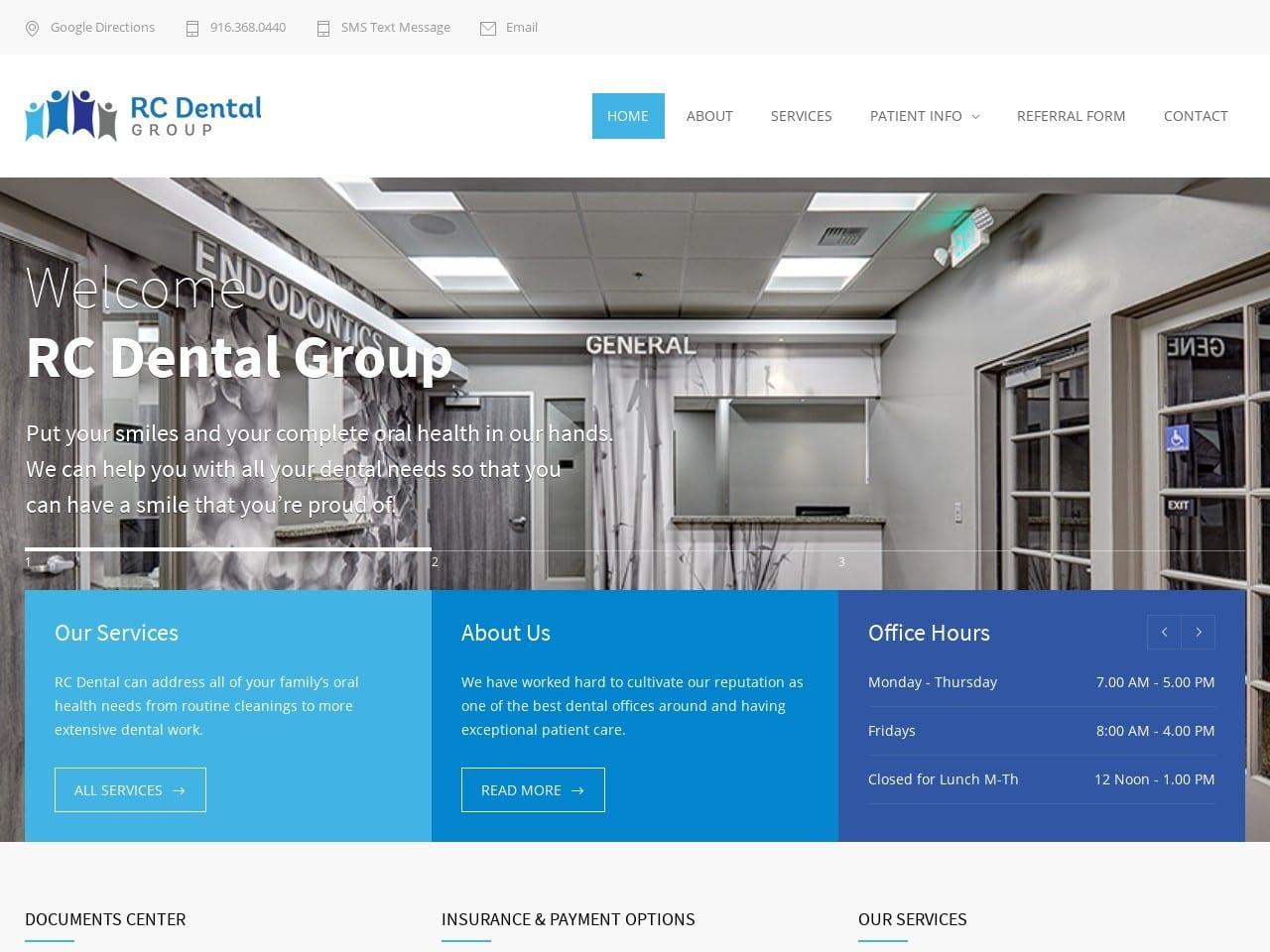 RC Dental Group screenshot