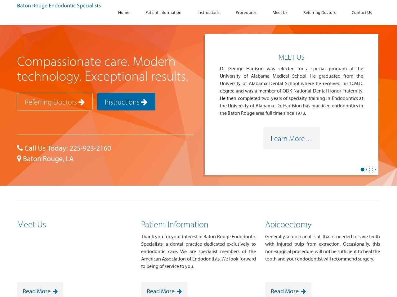 Baton Rouge Endodontic Specialist screenshot