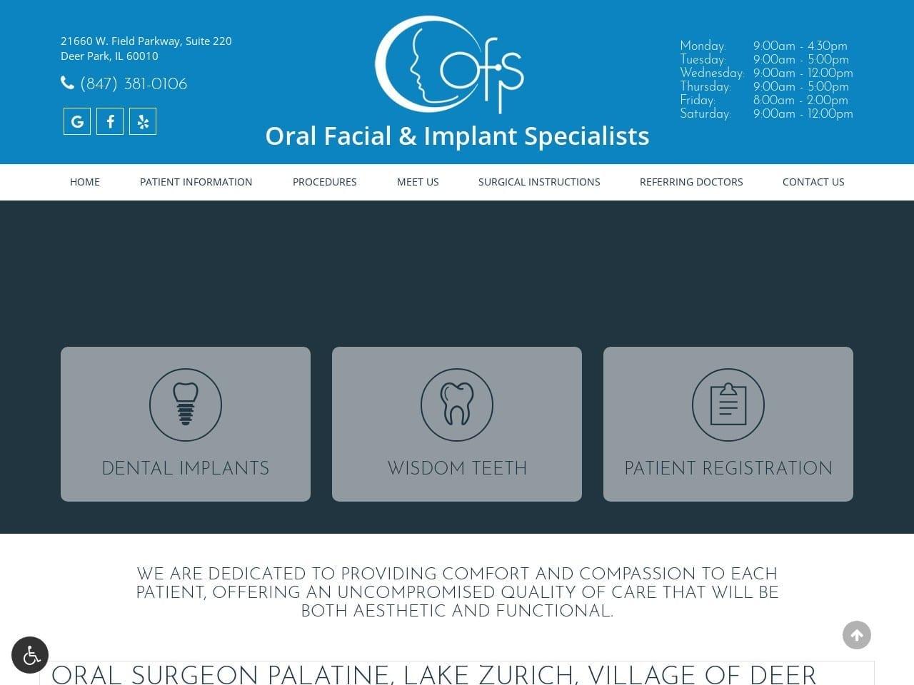 Oral Facial Dentist screenshot