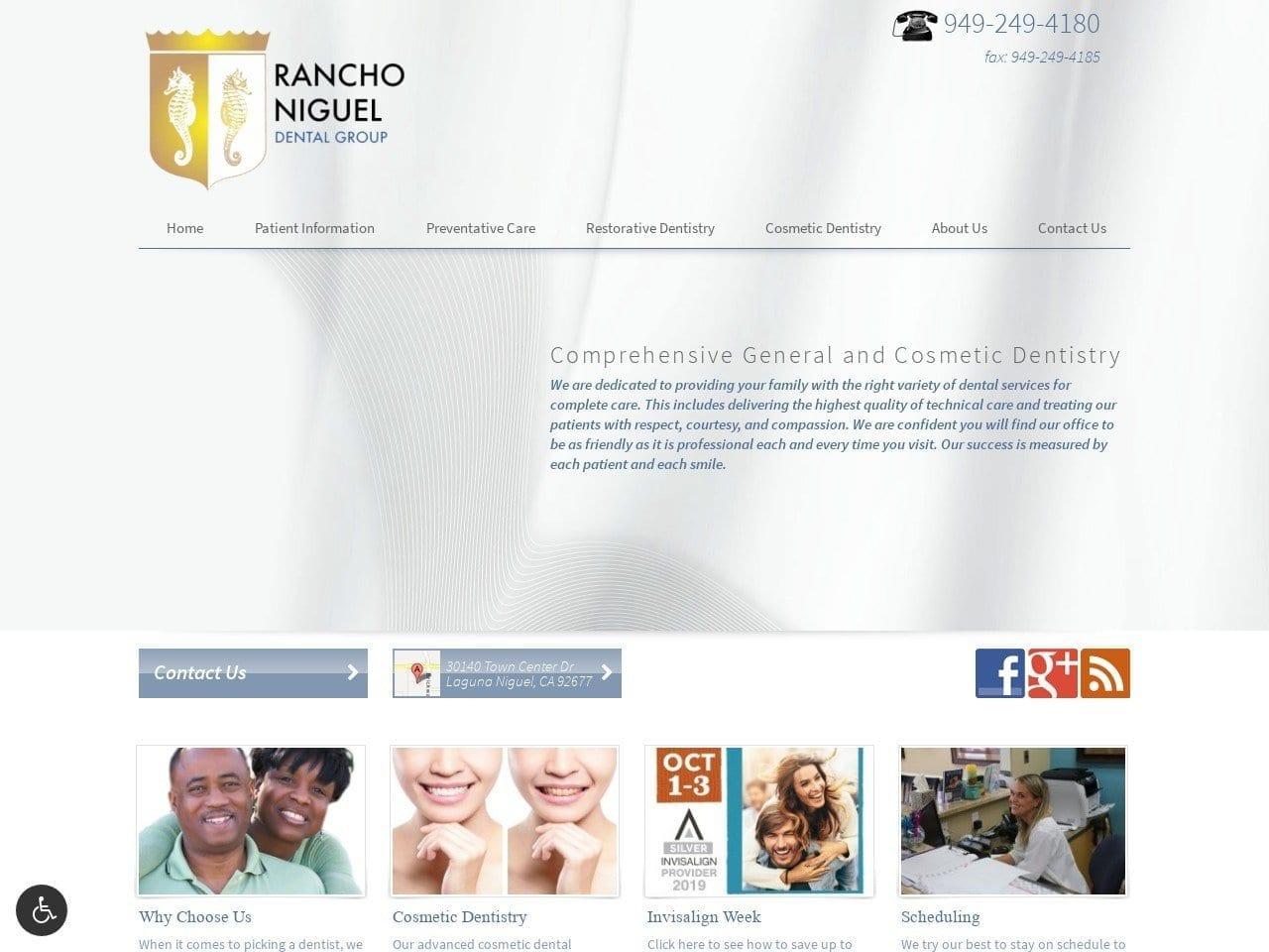 Rancho Niguel Dental Group screenshot