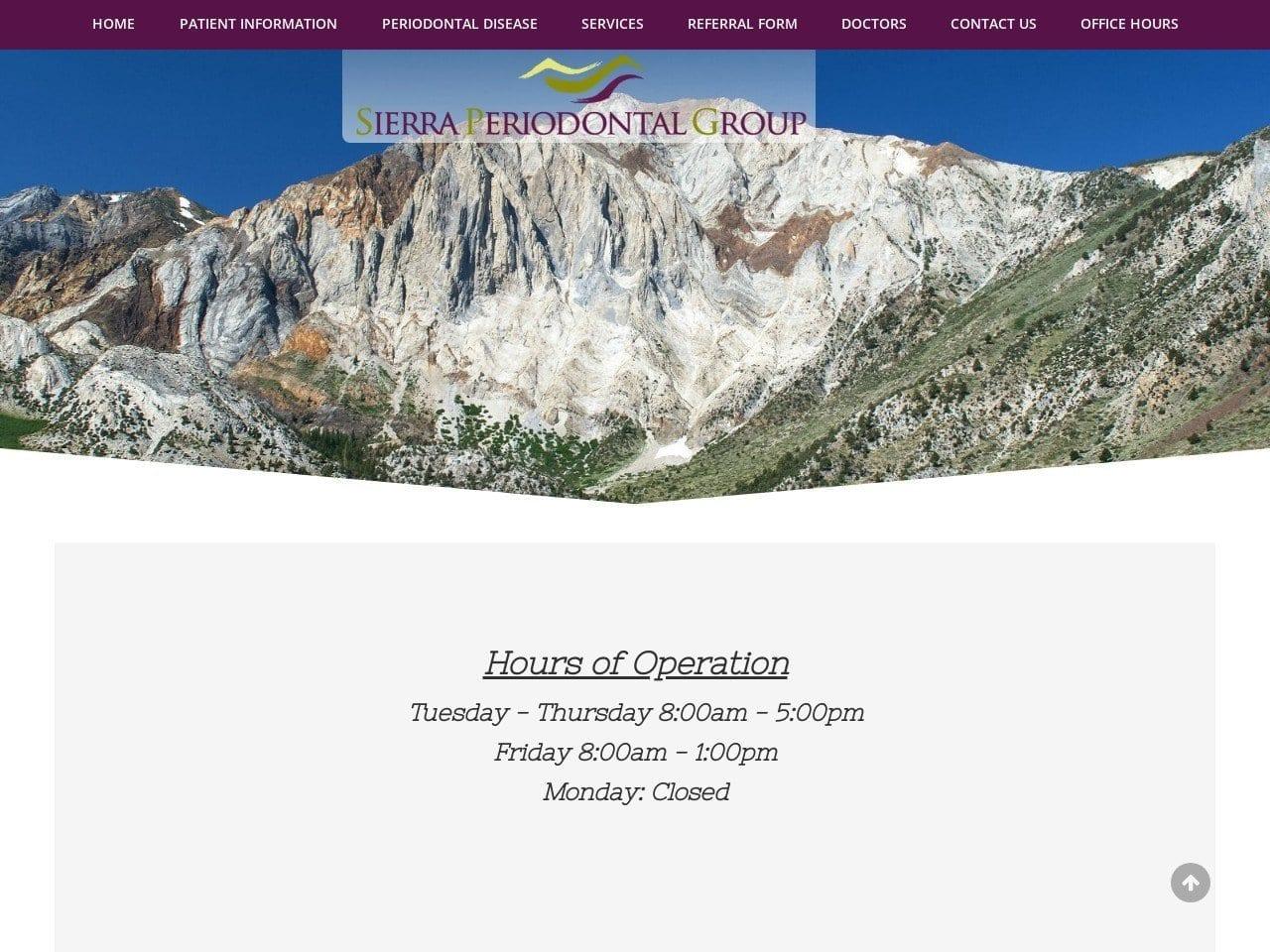 Sierra Periodontal Group screenshot