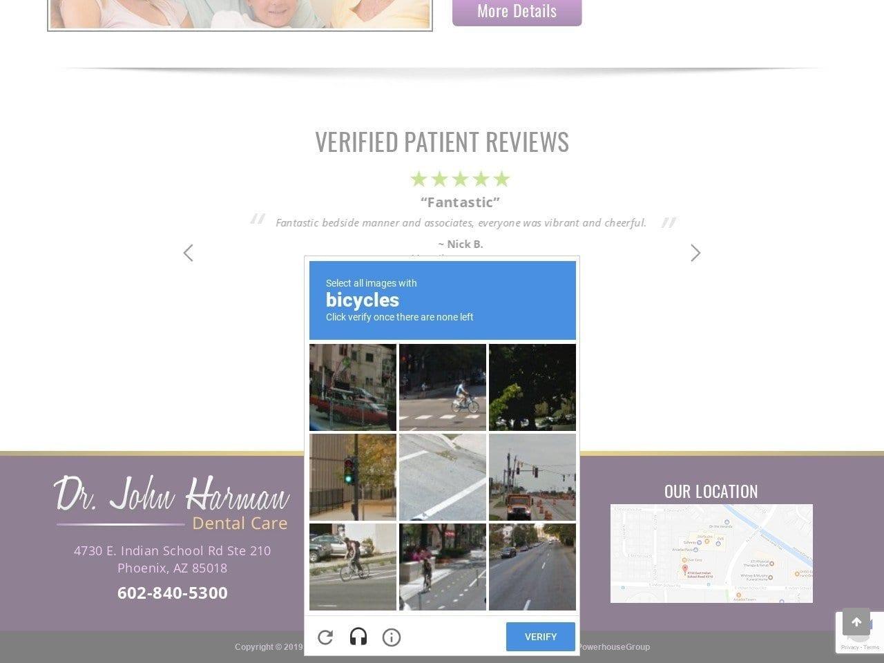 Dr. John Harman Dental Care screenshot
