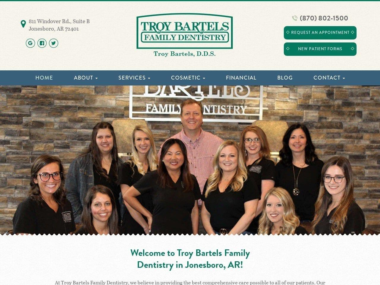 Troy Bartels DDS screenshot