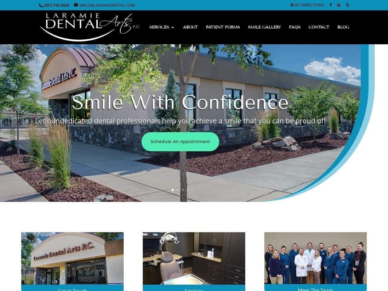 Laramie Dental Arts screenshot