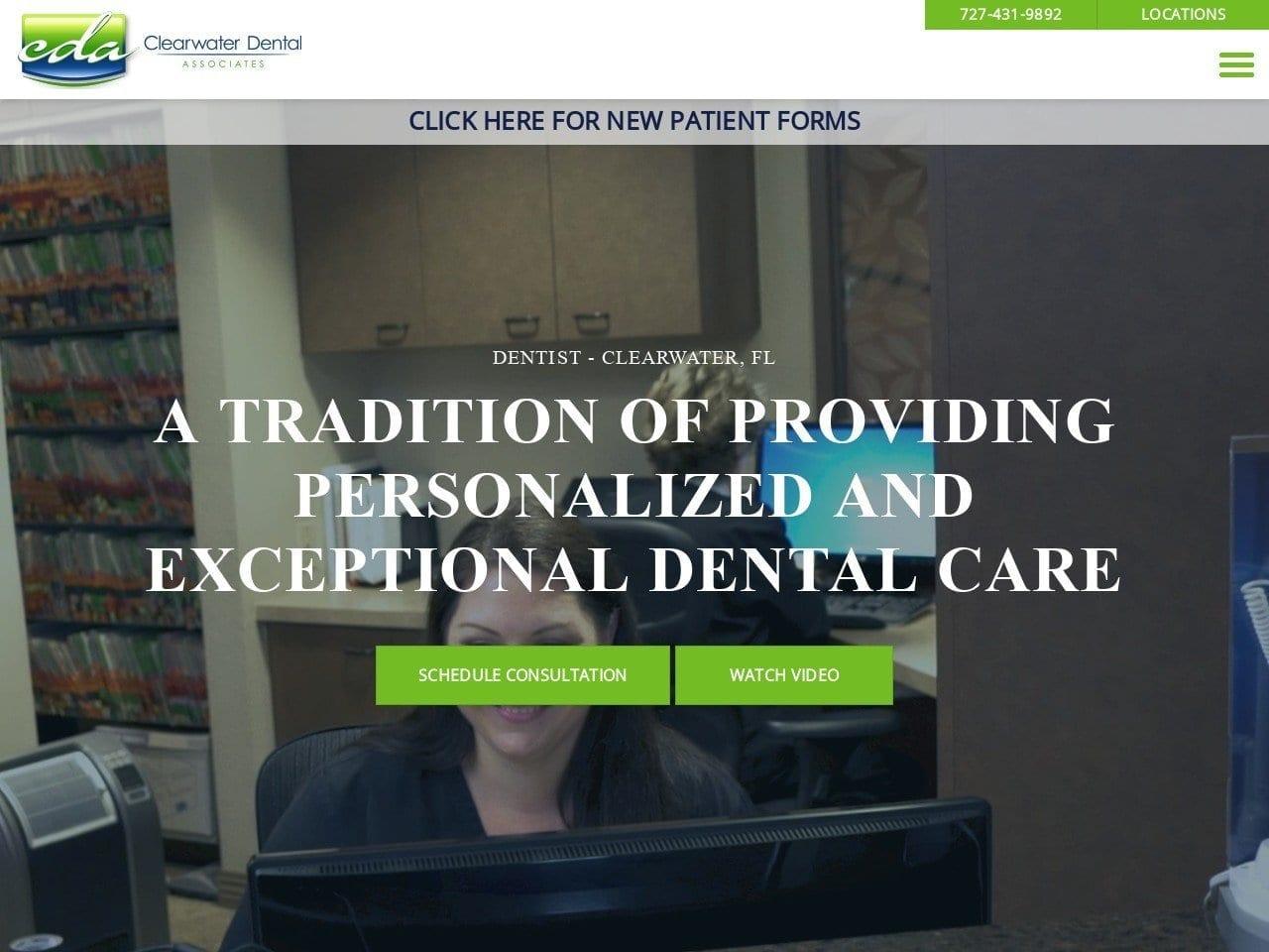 Clearwater Dental Associates screenshot