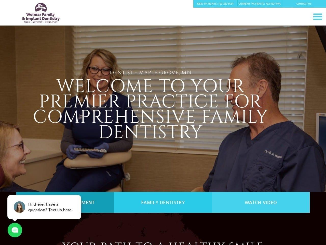 Richard K. Weimar DDS screenshot