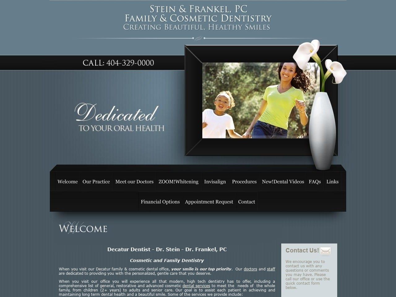 Stein & Frankel, PC Cosmetic & Family Dentistry screenshot
