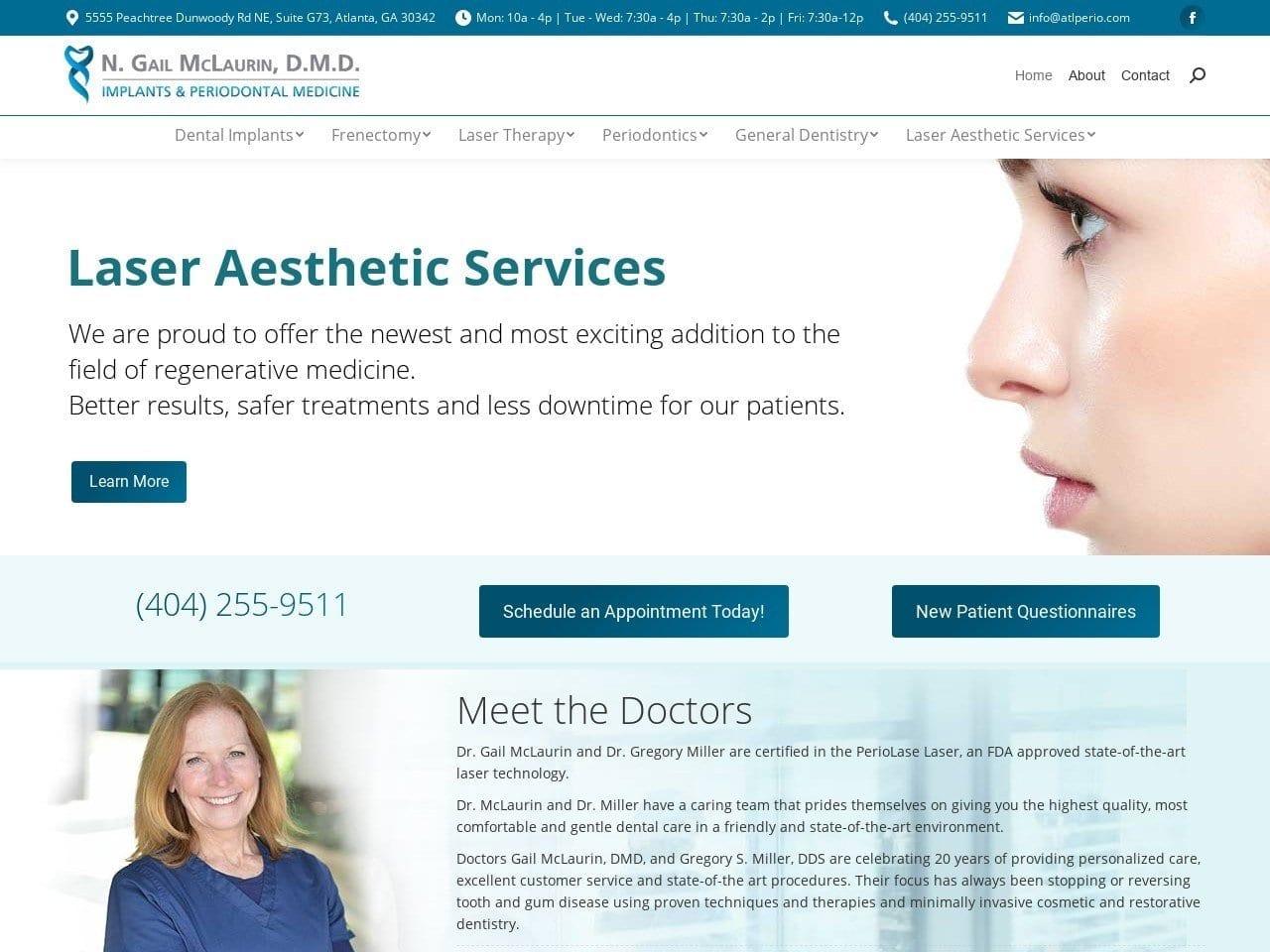 Dr. Nancy G. Mclaurin DMD screenshot