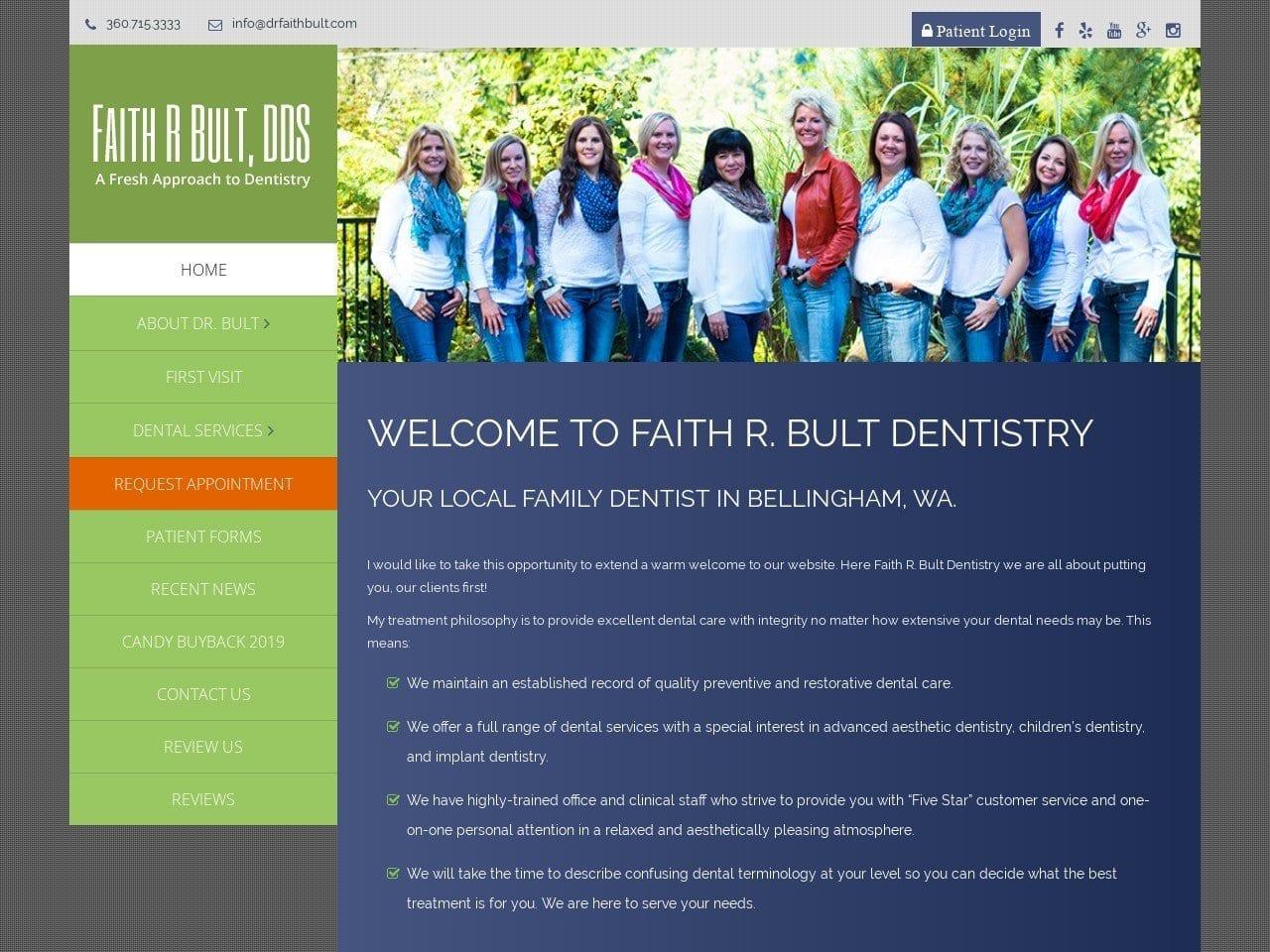 Faith R Bult DDS screenshot