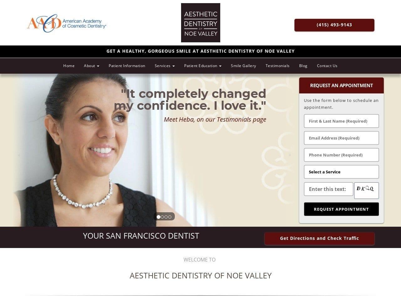 Aesthetic Dentistry of Noe Valley screenshot