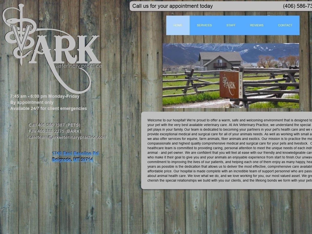 Ark Veterinary Practice screenshot