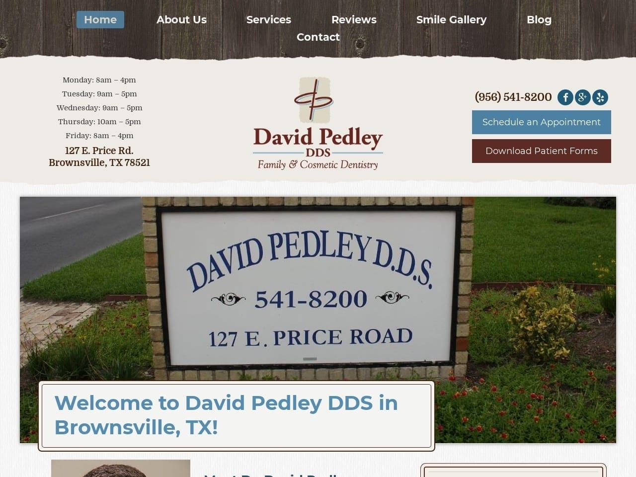 David Pedley D.D.S. Family & Cosmetic Dentist screenshot