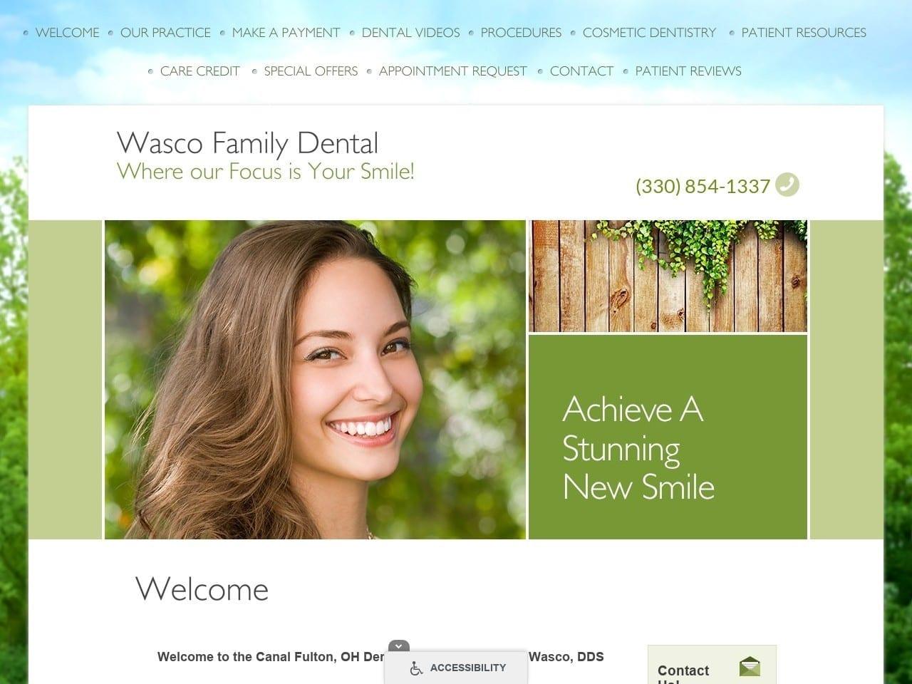 Wasco DDS Family Dentistry screenshot