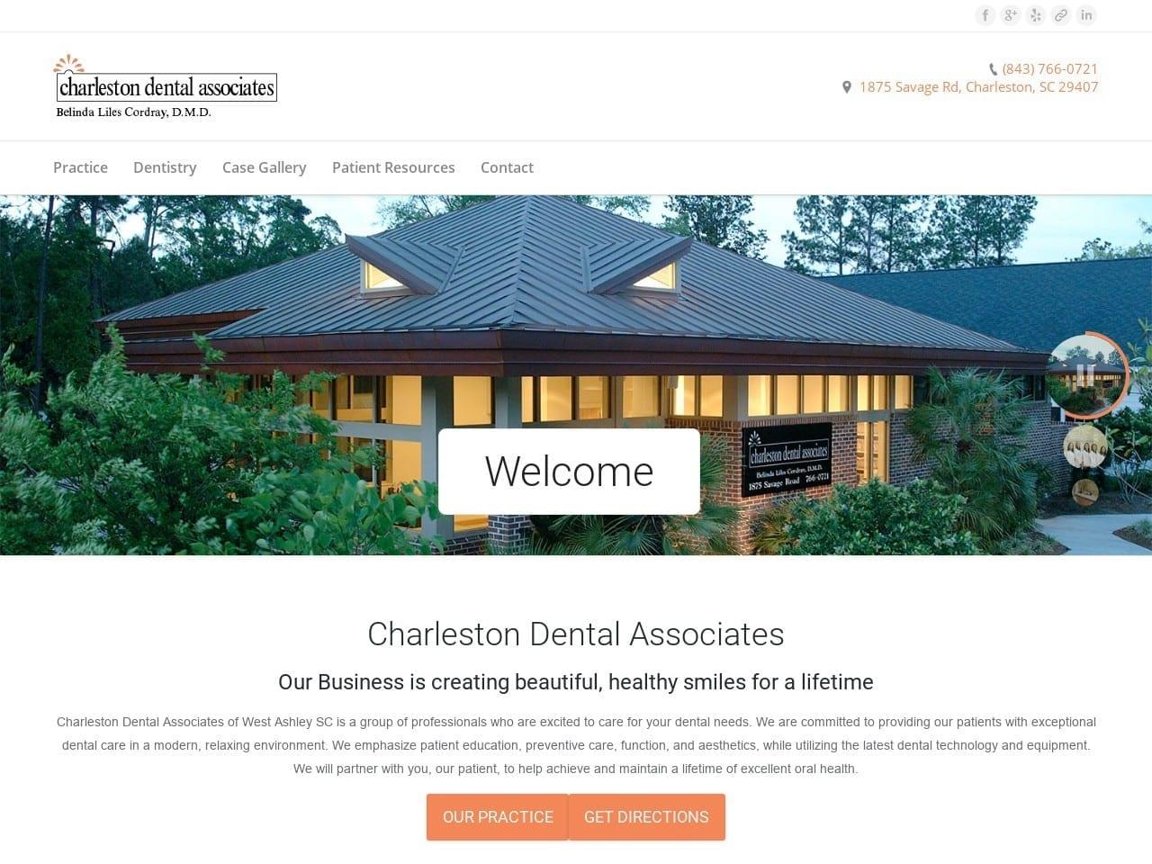 Charleston Dental Associates screenshot