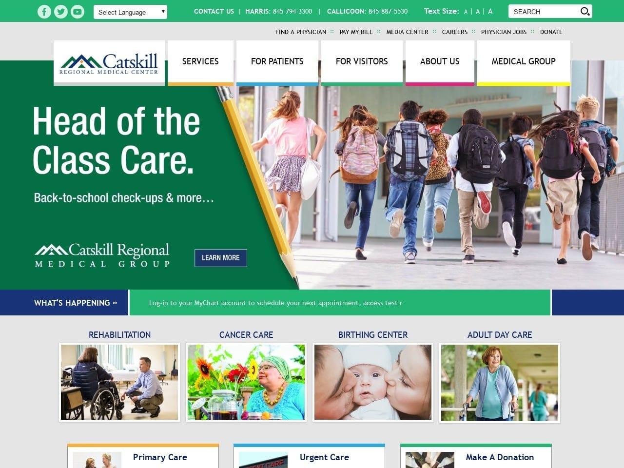 Catskill Regional Medical Center screenshot