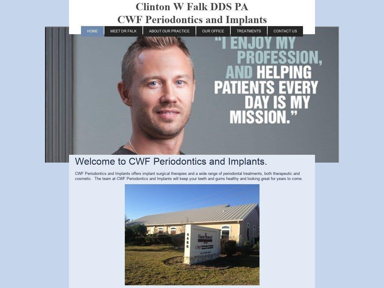 Dr. Clinton W. Falk DDS screenshot