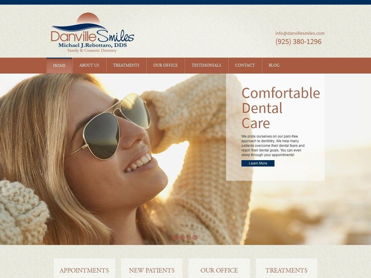 Michael J. Rebottaro DDS screenshot