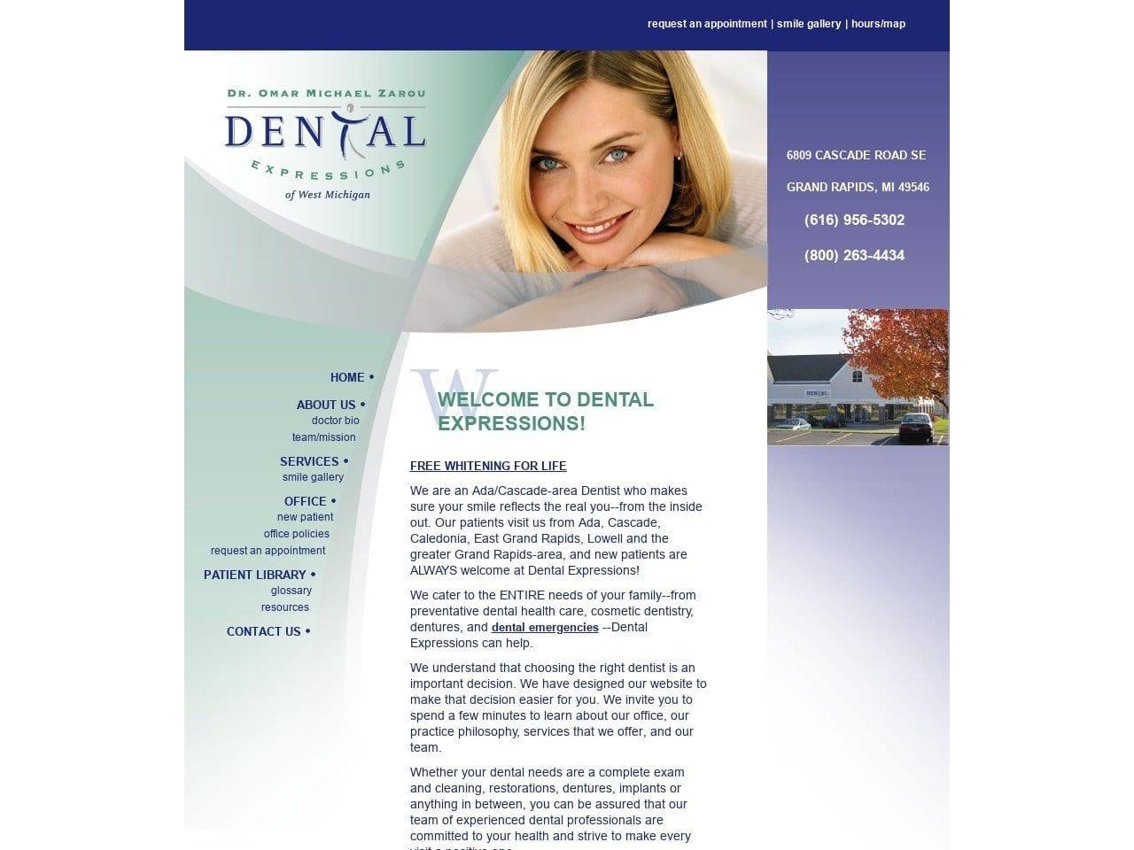 Dental Expressions Zarou Michael DDS screenshot