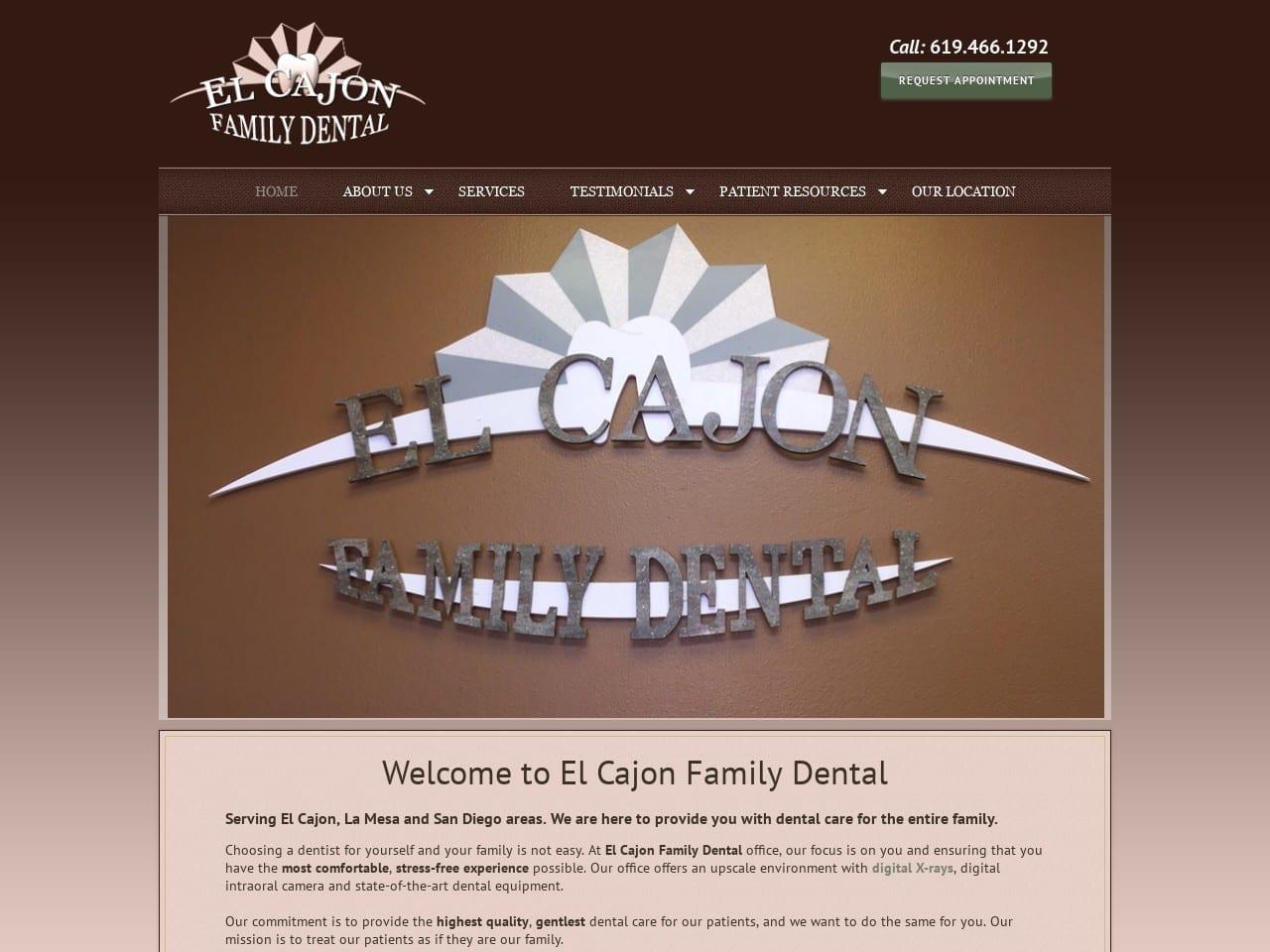 El Cajon Family Dentistry Mechael Shatha F DDS screenshot