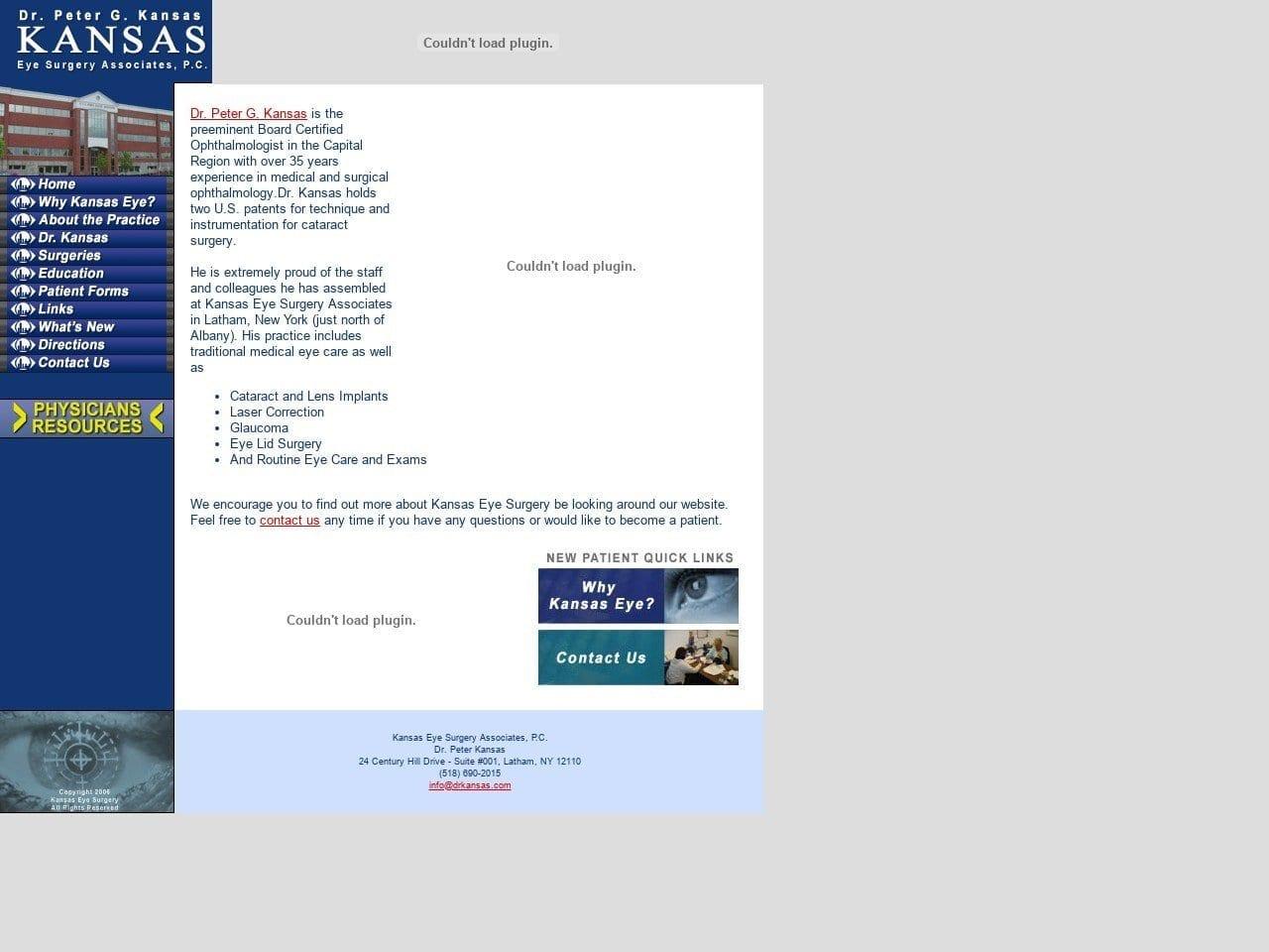 Kansas Eye Surgery Associates screenshot