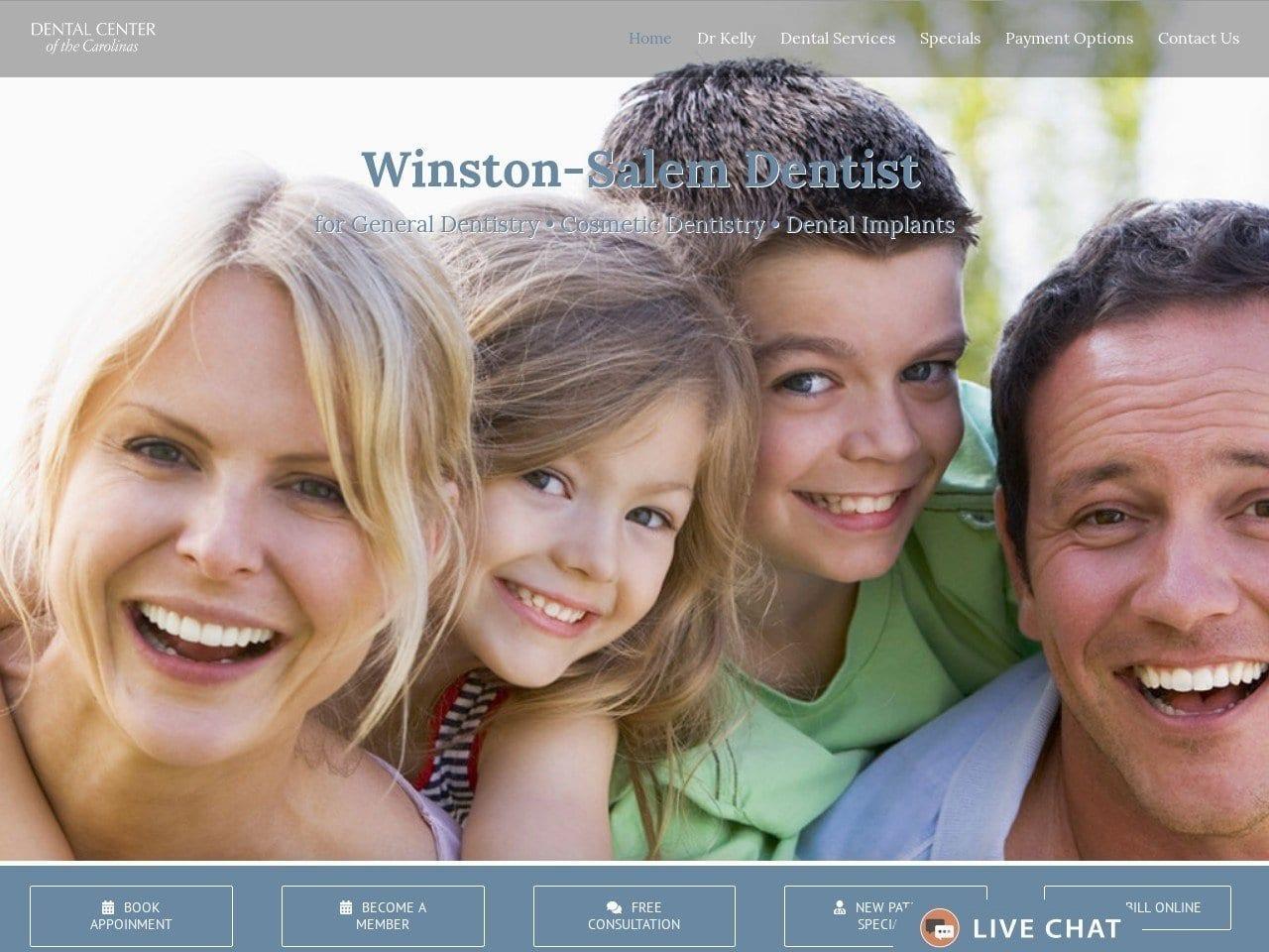 Dental Center of the Carolinas screenshot
