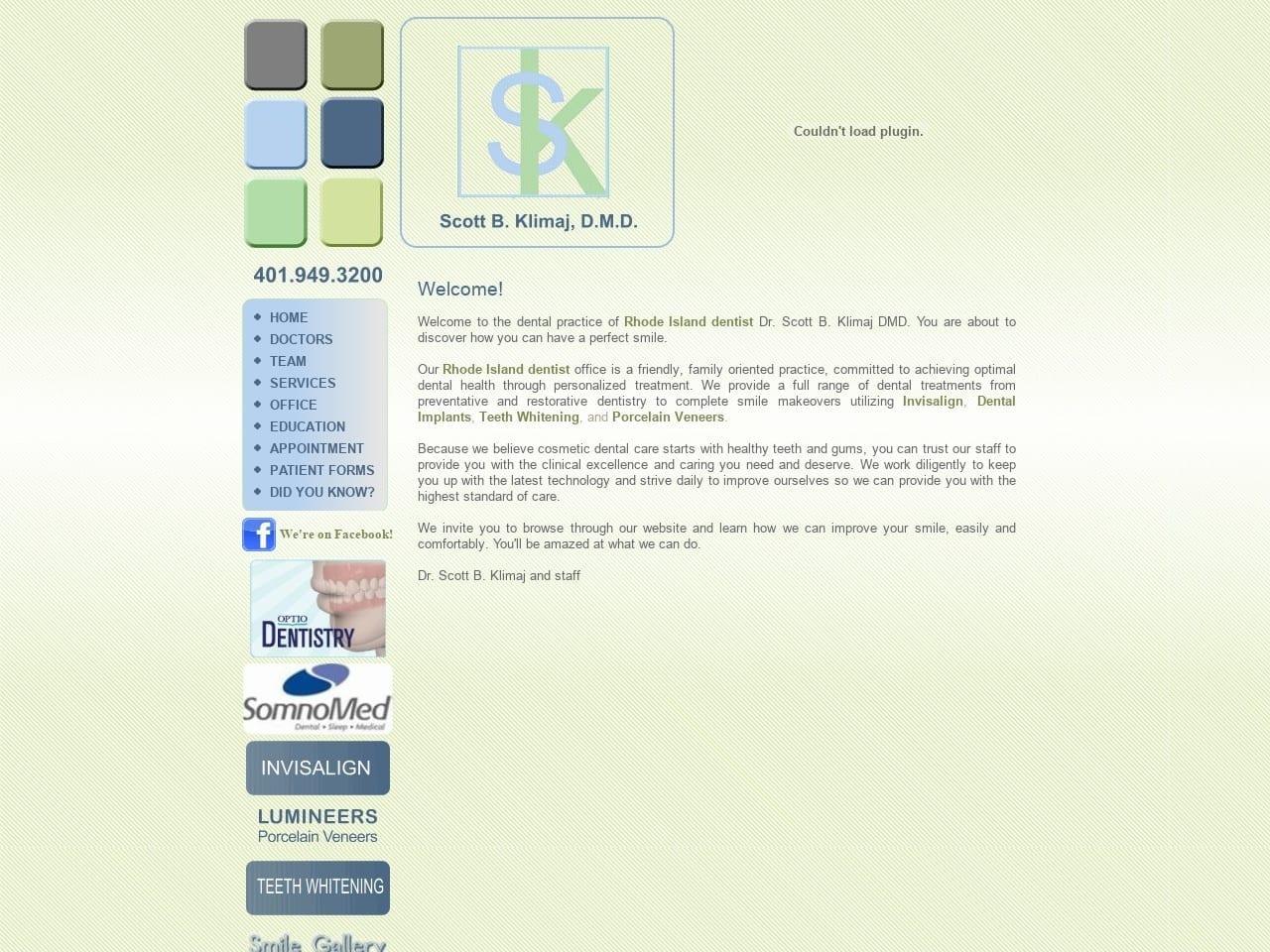 Scott B Klimaj Inc screenshot