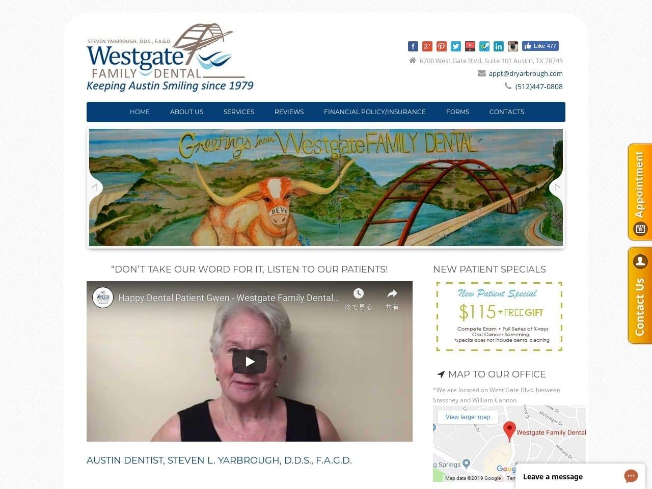 Westgate Family Dental screenshot